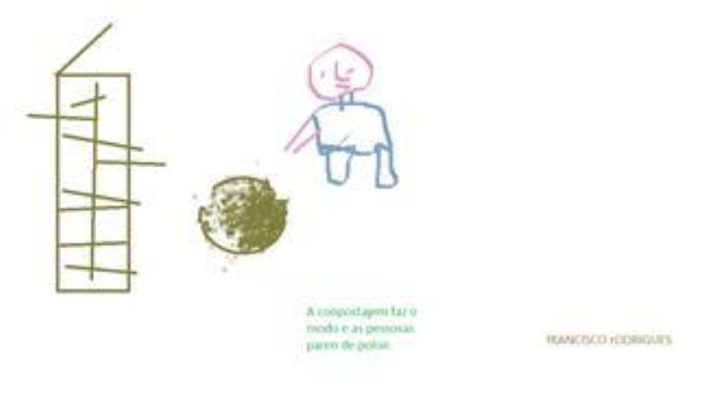 textos ilustrados sobre compostagem
